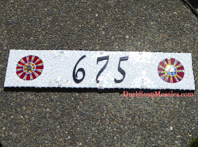 Address Sign "675"