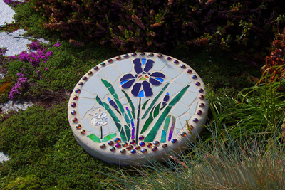 Gloria's Iris Stepping Stone