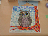 Owl  Ready for Grout